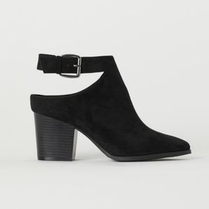 Faux seude ankle boots